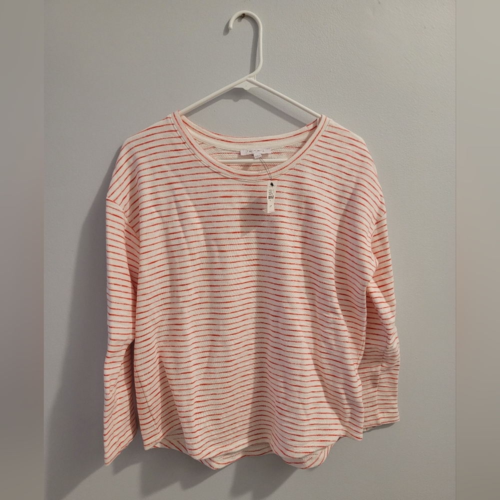 Talbots striped long sleeve shirt
